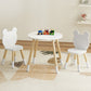 3 Piece Kids Table and Chairs Set Activity Playing Study Children Desk-3