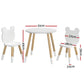 3 Piece Kids Table and Chairs Set Activity Playing Study Children Desk-1