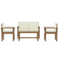 4 Seater Acacia Wood Lounge Setting-2