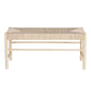 Dining Bench Paper Rope Seat Stool Chair Wooden Furniture Natural 100cm-2