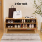 Shoe Bench Up to 10 Pairs Rattan Starlyn-3