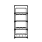 4 Tier Stackable Shoe Rack 80cm Black-4