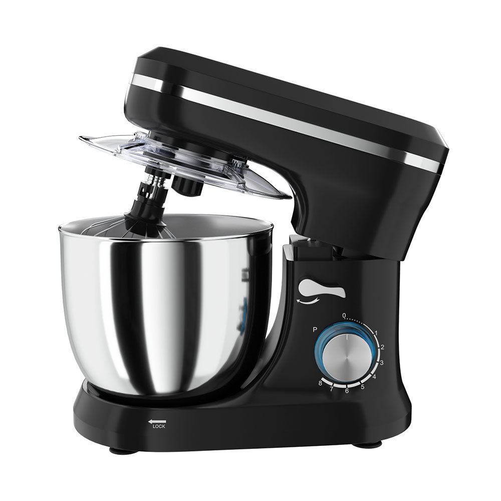 3in1 Stand Mixer 8 Speed 5L Mix Master 400W Black-0