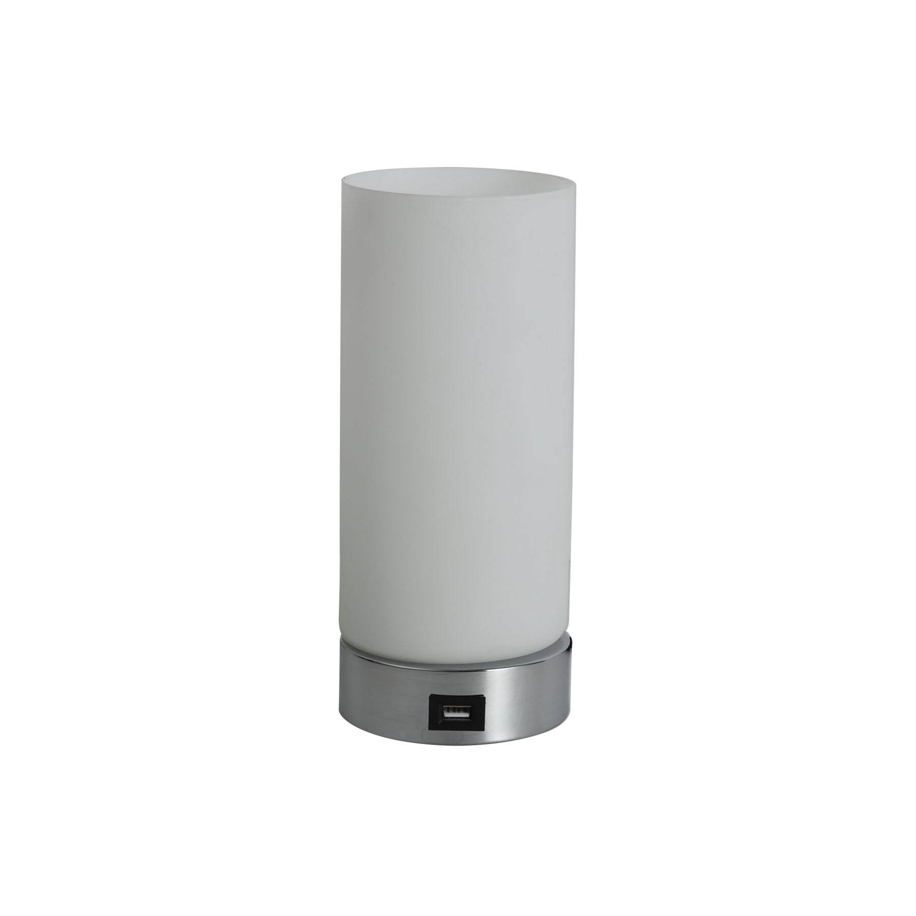 Julie Cylinder Touch Lamp with USB Port-2