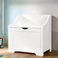 Kids Toy Box Chest: Versatile Storage Solution for Toys and Clothes - White-0