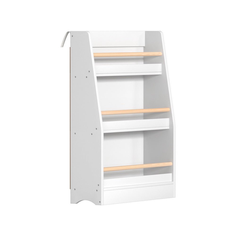 Kids Bookshelf 3 Tiers Storage Children Bookcase Organiser Display Shelf-2