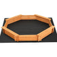 Kids Octagon Style Wooden Sandpit Wooden with Cover 182cm-2