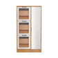 Mirror Shoe Cabinet White Mesh-2