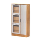 Mirror Shoe Cabinet White Mesh-0