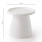 Mushroom Style Round Coffee Table 52CM - White-1