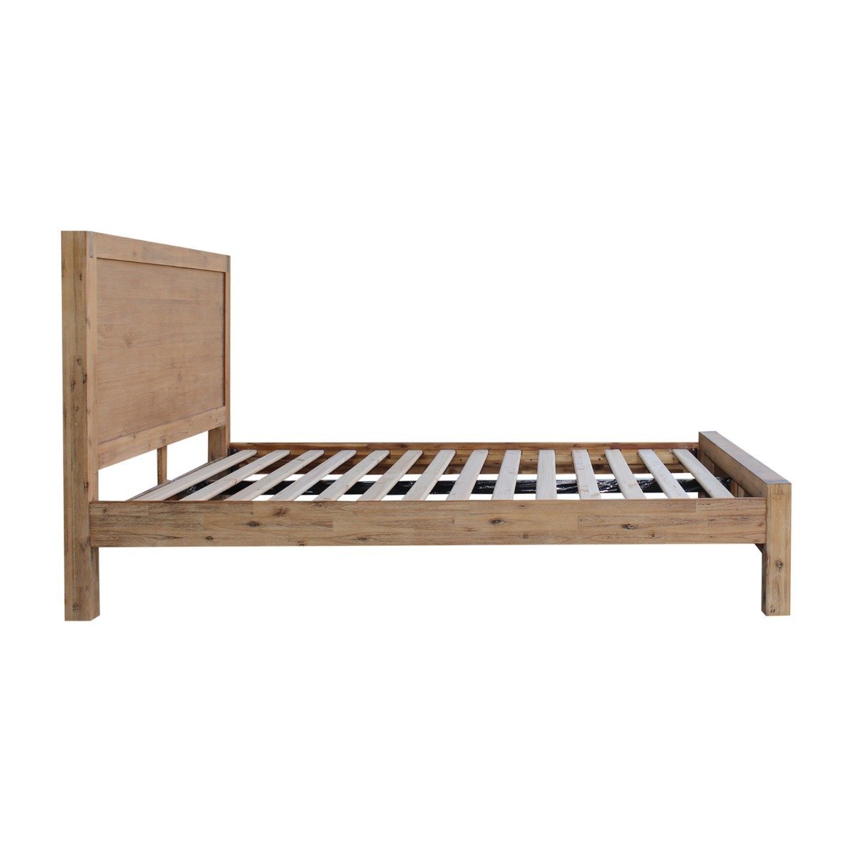 Nowra Wooden King Single Bed Frame Base Oak-4