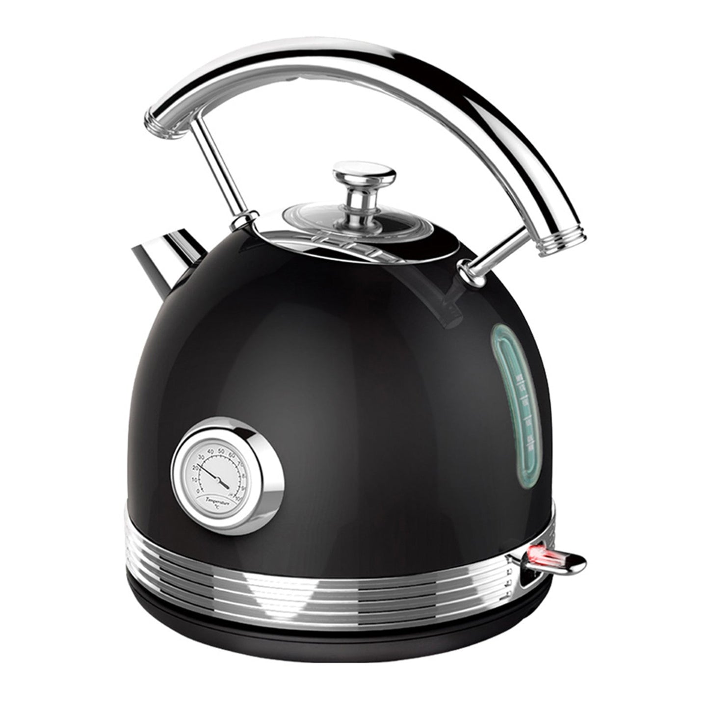 PHILEX 1.7 Black Electric Kettle Boiler Stainless Steel Retro-0