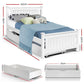 Single Package | Kids Cottesloe Storage Bed with Two Drawers & Bonita Pillow Top Mattress (Medium Firm)-1