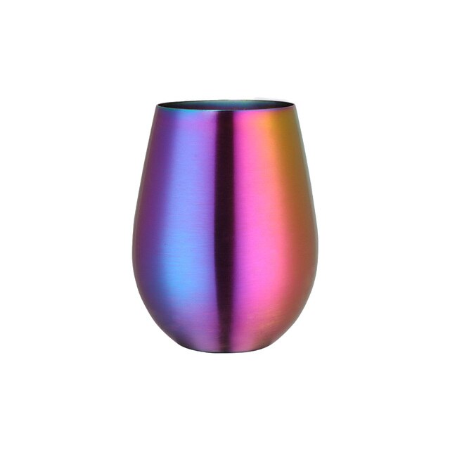 Rainbow carnival stainless steel tumbler