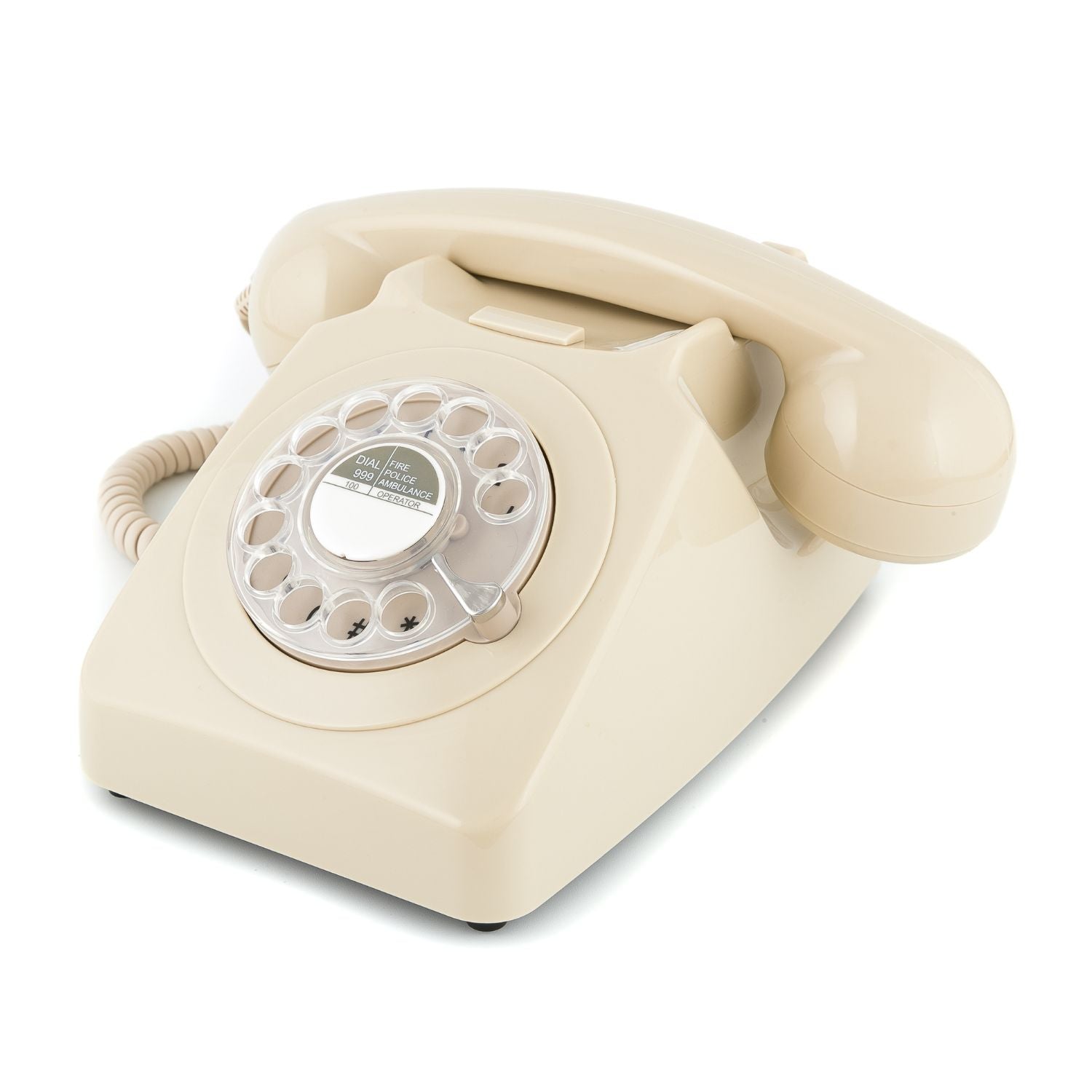 Ivory retro style working telephone