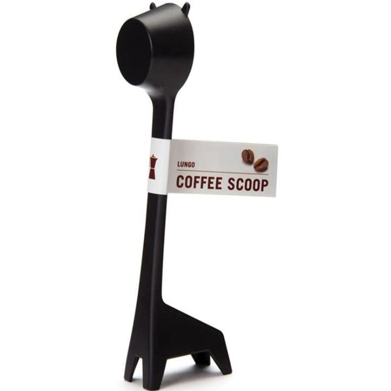 Black giraffe coffee scoop