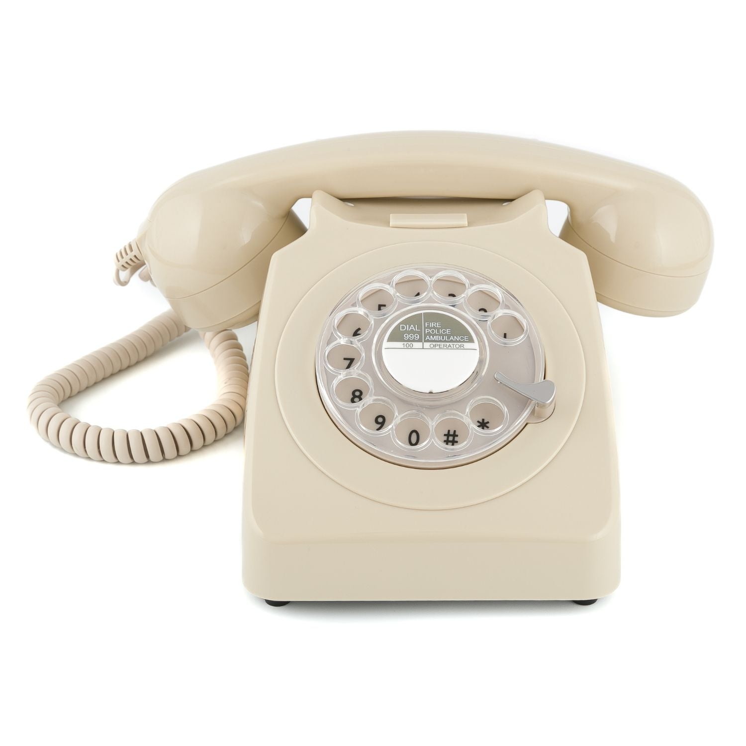 Ivory retro style working telephone