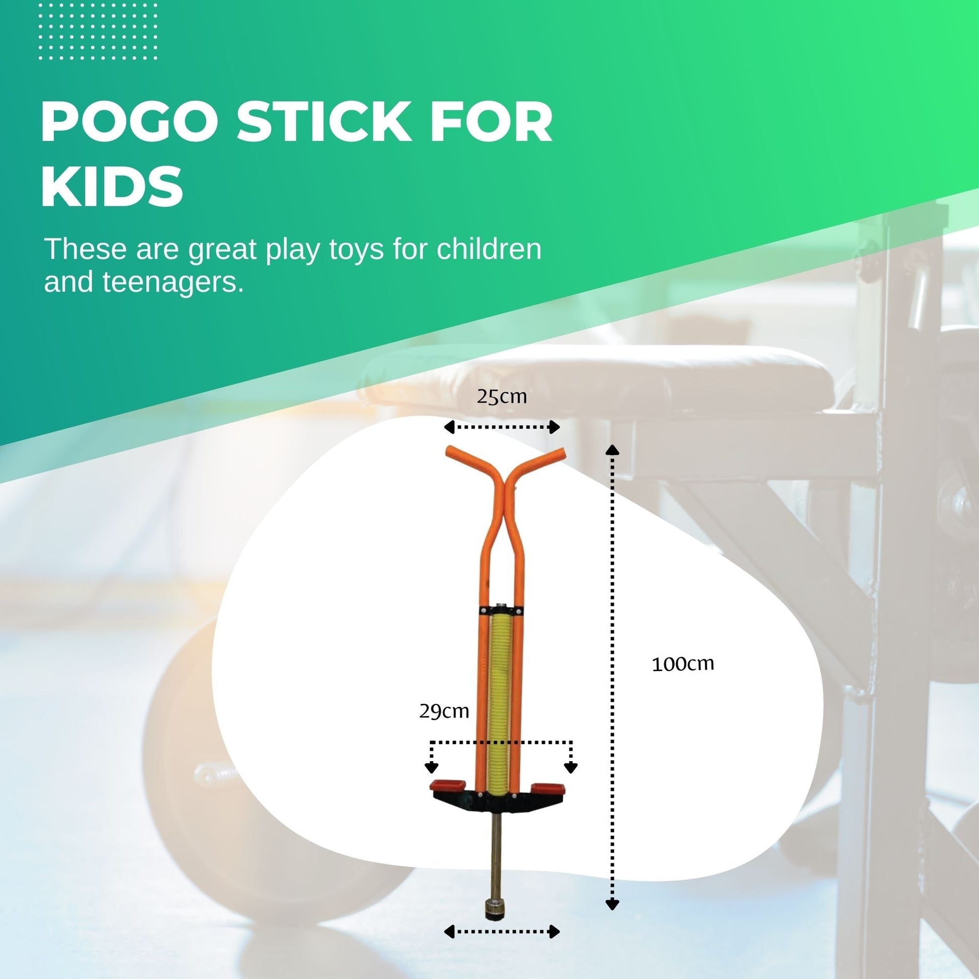 Pogo Stick - Jumping Jackhammer Hopper Toy For Kids Teenager and Adults-3