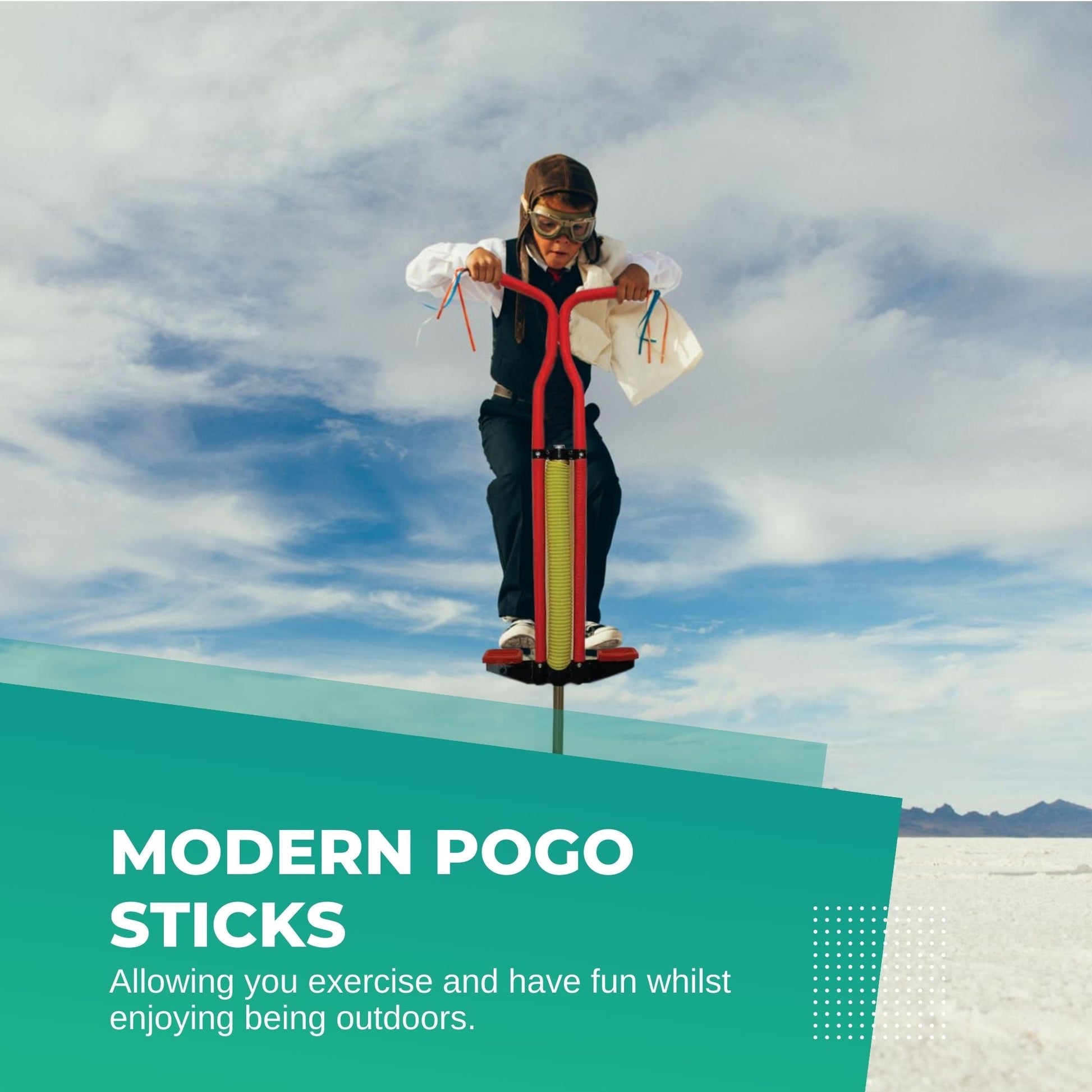 Red Pogo Stick Kids - Childrens Jumping Jackhammer Exercise Hopper Toy-7