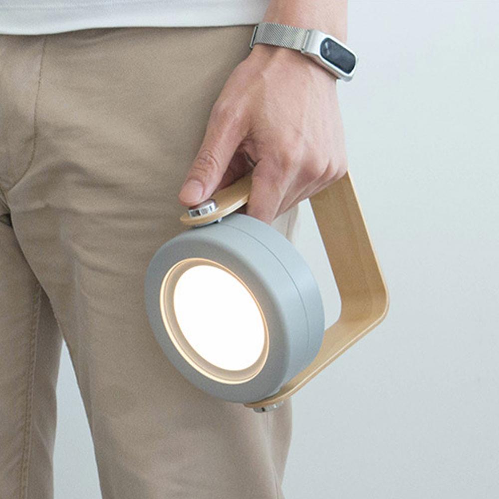 Carry light with timber handle