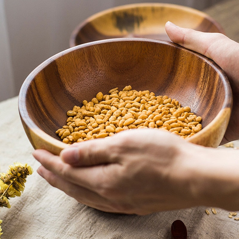 Wooden bowl