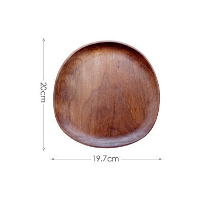 Rounded wooden timber platter dimensions