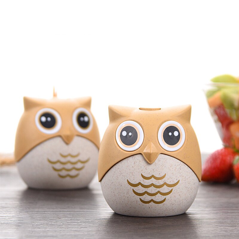 Owl toothpick holder and dispenser