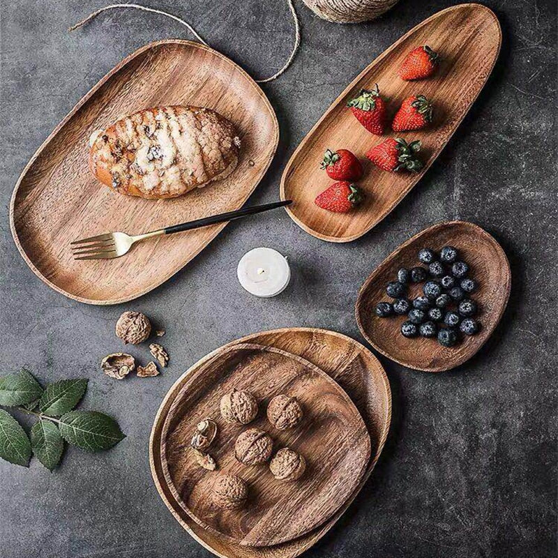 Wooden timber platters various sizes and shapes