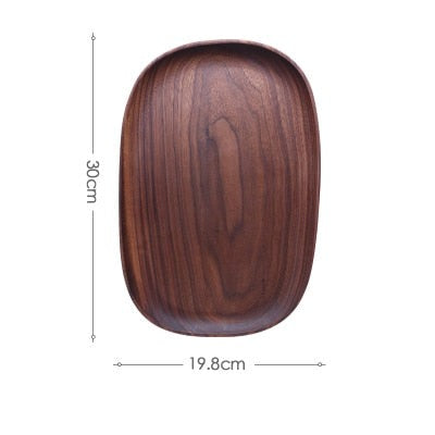 Wooden timber platter with rounded edges dimensions