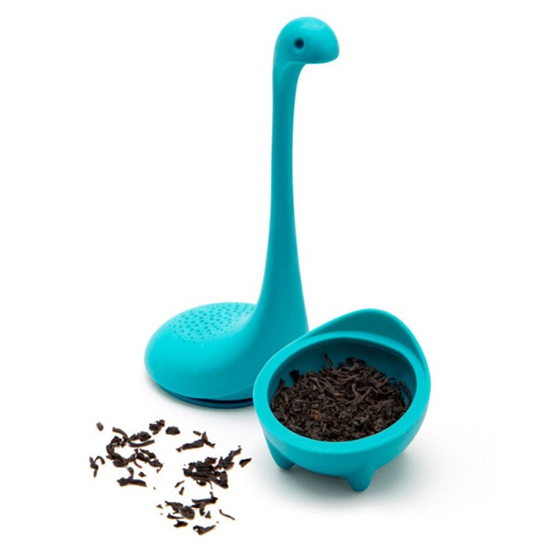 Blue Nessie tea strainer