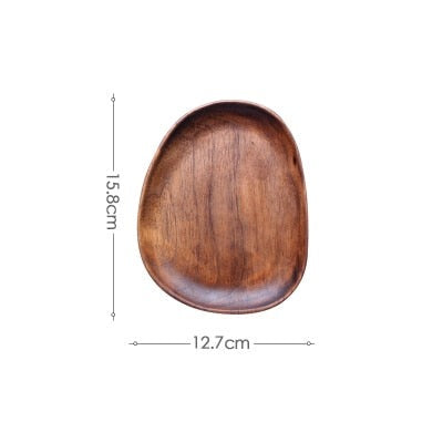 Wooden timber platter with rounded edges dimensions