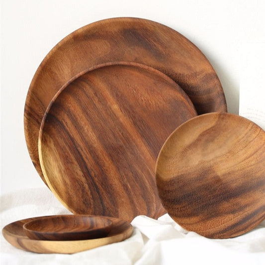 Wooden plates