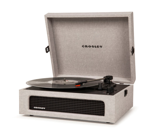 Crosley Voyager grey Bluetooth portable turntable