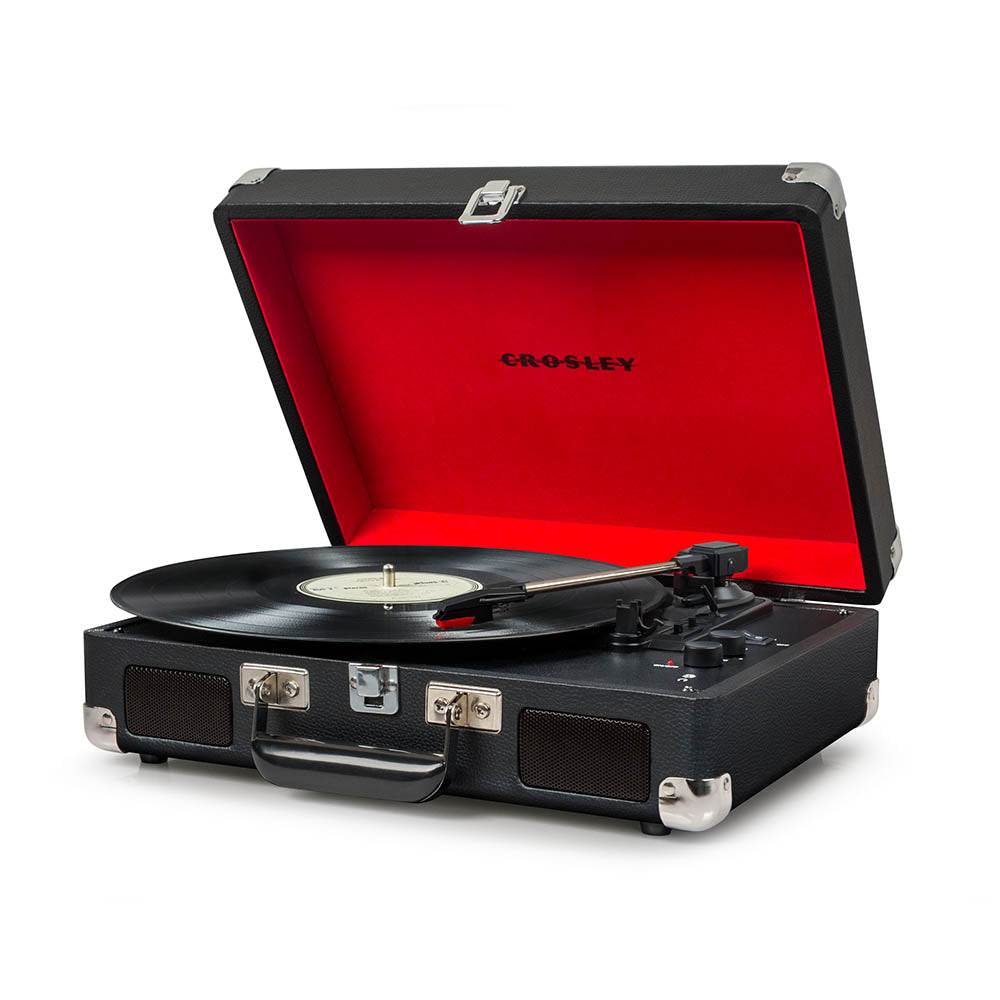 Crosley Cruiser black Bluetooth portable turntable