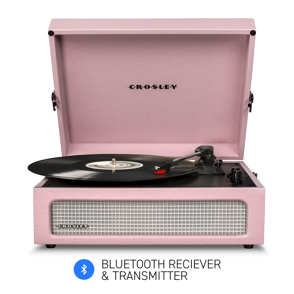 Crosley Voyager pink Bluetooth portable turntable