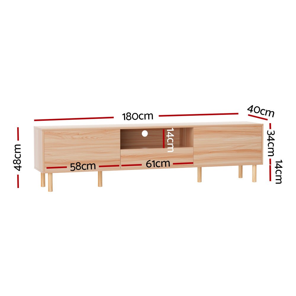 Alex Entertainment Unit 180CM Pine-2