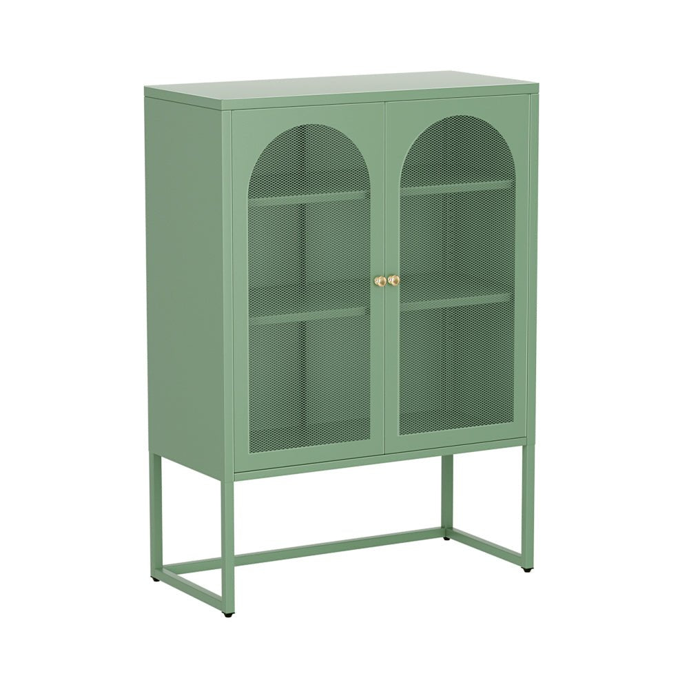 Elma Buffet Sideboard Storage Cabinet Green-2