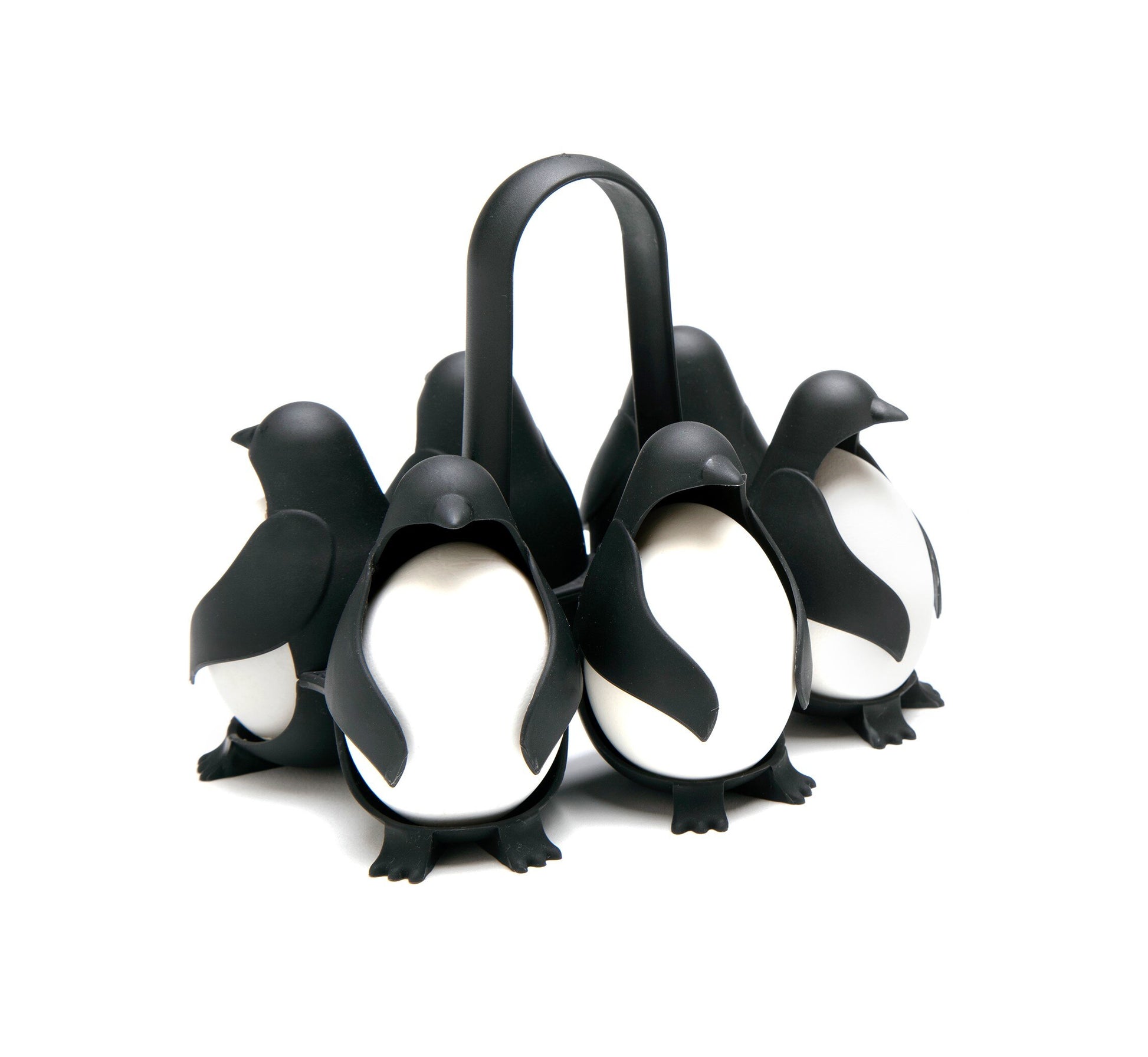 Penguin egg holder with eggs