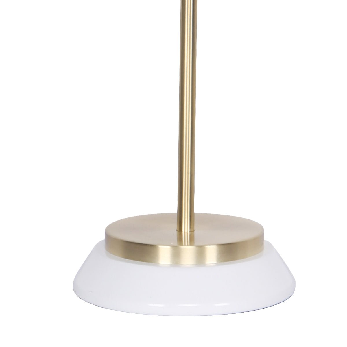 Electric Reading Light Table Lamp Brass Finish - White-9