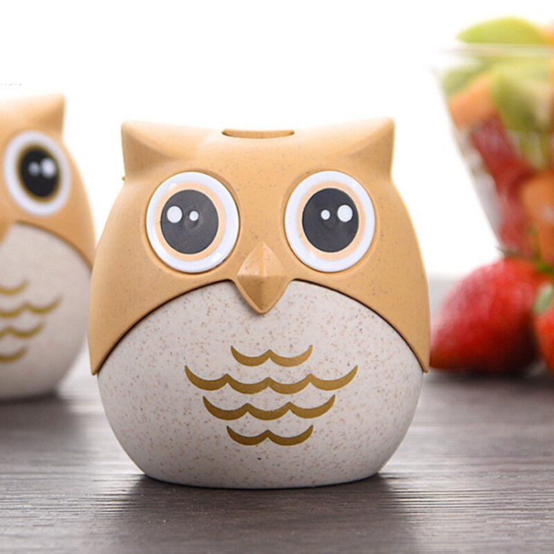 Owl toothpick holder and dispenser